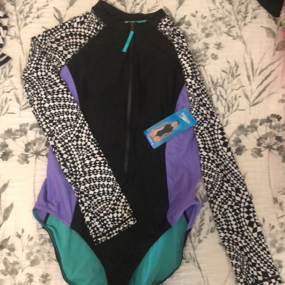 Long sleeve one piece Speedo
